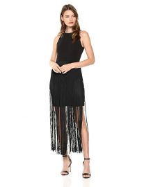 Aidan Mattox Fringed Dress at Amazon